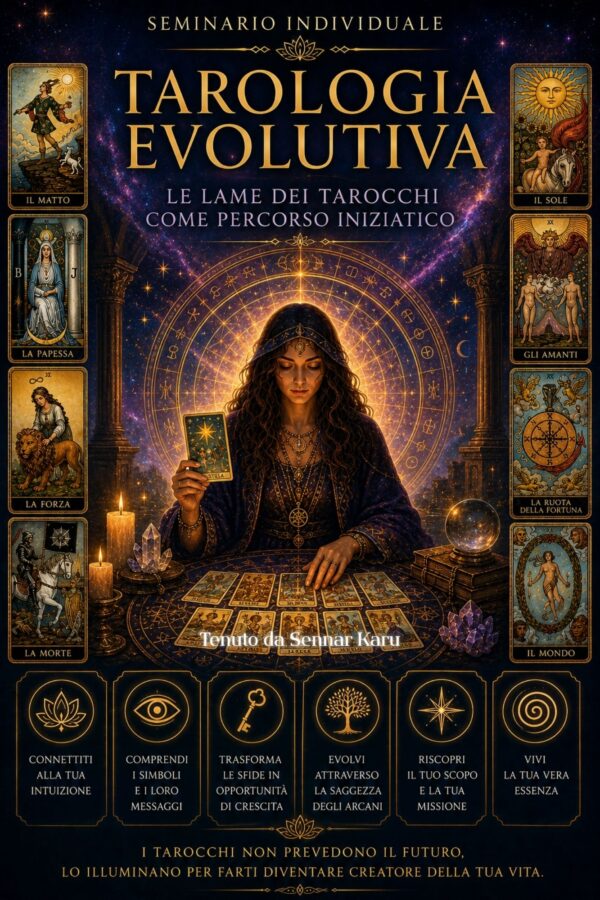 tarologiaevolutiva_seminario Tarologia evolutiva - le lame dei tarocchi come percorso iniziatico - seminario intensivo individuale